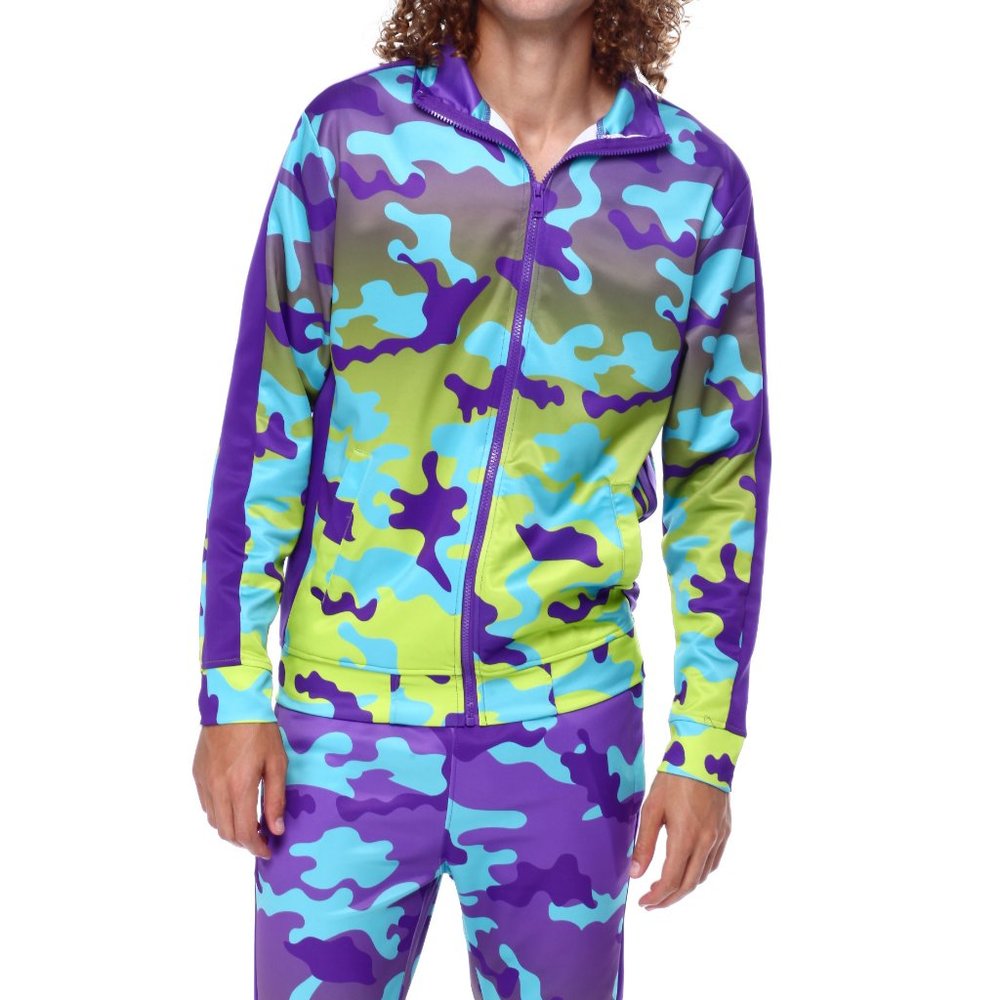 PURPLE - Camo Track Pants
